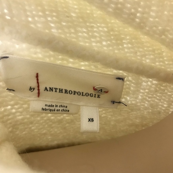 Anthropologie elana mock neck wool blend striped sweater - Picture 6 of 6